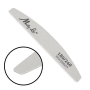 Pilnik do paznokci Bezpieczny Pakiet półksiężyc łódka MollyLac zebra slim 180/240 High Quality 1 szt MollyLac