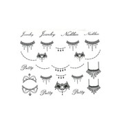 Naklejki Wodne Do Paznokci wzory ornamenty STZ-249 Allepaznokcie