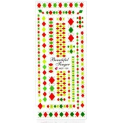 Naklejki wodne do paznokci arkusz 12,7 x 5,5 cm hot Nr 129 Allepaznokcie