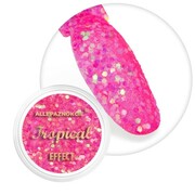 Pyłek do paznokci Tropical Effect Allepaznokcie Pink Candy 1 g Nr 09 Allepaznokcie