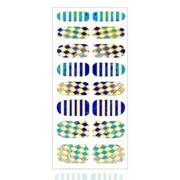 Naklejki nail patch minx 16szt kształty ls d0010 Allepaznokcie