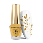 Lakier do stempli i stampingu Molly Nails PRO Stamping złoty gold 10ml Molly Nails