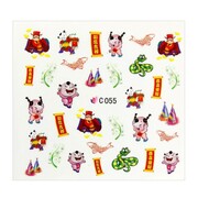 Naklejki wodne do paznokci bajkowe C-055 Allepaznokcie