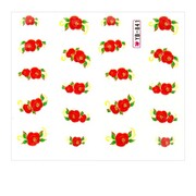 Naklejki wodne do paznokci kwiaty YB-841 Allepaznokcie