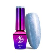 Lakier hybrydowy LED/UV Gel Polish MollyLac Mermaid Whispers Nr 592 Blue Amber 5 g MollyLac