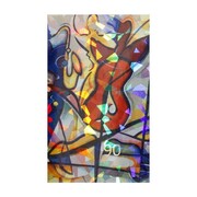 Naklejka do paznokci Laser effect samoprzylepna arkusz 8 cm x 5 cm Nr 54 Allepaznokcie