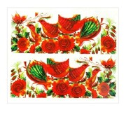 Naklejki wodne do paznokci arkusz 6,5 x 5,5 cm na 10 palców Nr 1583 Allepaznokcie