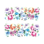 Naklejki wodne do paznokci kwiaty A-1373 Allepaznokcie