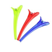 Klipsy do włosów plastik 3 kolory komplet 12 szt Allepaznokcie