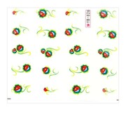 Naklejki wodne do paznokci kwiaty YB-826 Allepaznokcie