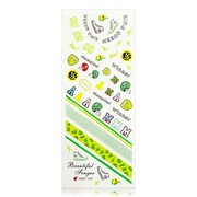 Naklejki wodne do paznokci arkusz 12,5 x 5,5 cm hot Nr 137 Allepaznokcie