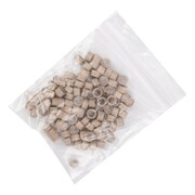 Mikroringi z silikonem do przedłużania włosów 5 mm kolor Nr 10 woreczek 100 szt Allepaznokcie