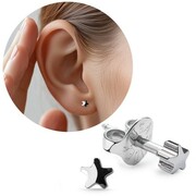 Kolczyki star srebro Studex Plus Studex