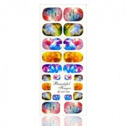 Naklejki wodne do paznokci arkusz 12,7 x 5,5 cm hot Nr 335 Allepaznokcie