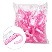 Szczoteczka do manicure i pyłu mała różowa 100 szt GNB-LAB