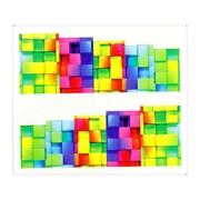 Naklejki wodne do paznokci arkusz 6,5 x 5,5 cm na 10 palców a Nr 141 Allepaznokcie