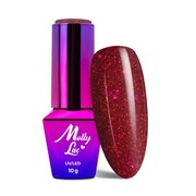 Lakier hybrydowy LED/UV Gel Polish MollyLac Bling it on! Nr 506 Red Me Now 10 g MollyLac