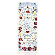 Naklejki wodne do paznokci arkusz 12,5 x 5,5 cm hot Nr 060 Allepaznokcie