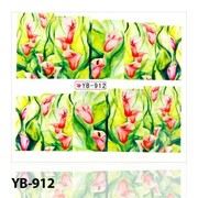 Naklejki wodne do paznokci - arkusz 6,5 x 5,5cm - na 10 palcă“w - yb-912 Allepaznokcie