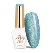 Lakier hybrydowy LED/UV Gel Polish Molly Nails Shocking Shine Nr 685 Little Soul HEMA/Di-HEMA Free 8g Molly Nails