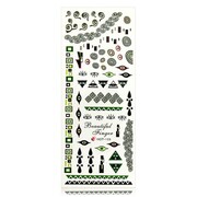 Naklejki wodne do paznokci arkusz 12,5 x 5,5 cm hot Nr 123 Allepaznokcie