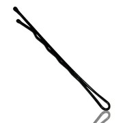 Wsuwki do włosów czarne z kulkami 4,5 cm 20 szt Allepaznokcie