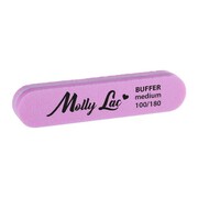 Polerka dwustronna Buffer mini prosta Medium 100/180 MollyLac 5 sztuk MollyLac