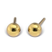 Kolczyki Studex System 75 kulka 4mm złote 7511-0300 Studex