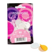 Nakładki ścierne tarcze wymienne 80 grit do PODODISC Staleks Expert rozmiar M 20 mm 50 szt Staleks