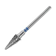 Frez z węglika spiekanego stożek niebieski dla leworęcznych Staleks Pro Expert 6/14mm Staleks