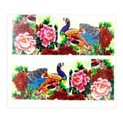 Naklejki wodne do paznokci arkusz 6,5 x 5,5cm na 10 palców YB Nr 952 Allepaznokcie