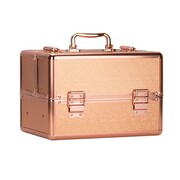 Kuferek kosmetyczny M na lakiery total rose golden Allepaznokcie