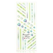 Naklejki wodne do paznokci arkusz 12,5 x 5,5 cm hot Nr 159 Allepaznokcie