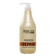 Stapiz szampon do włosów zniszczonych i suchych z jedwabiem sleek line repair 1000ml. Stapiz