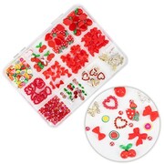 Kasetka z ozdobami mix ok 100 szt GNB-LAB