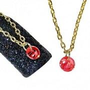 Ozdoba do paznokci biżuteria łańcuszek z kryształkiem Nr 04 Allepaznokcie