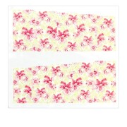 Naklejki wodne do paznokci kwiaty C-110 Allepaznokcie