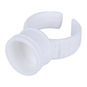 Pierścionek do pigmentu kleju do rzęs biały 1 szt Allepaznokcie