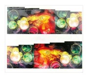 Naklejki wodne do paznokci arkusz 6,5 x 5,5 cm na 10 palców yb Nr 800 Allepaznokcie