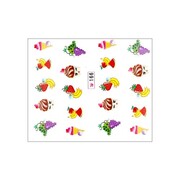 Naklejki wodne do paznokci słodycze Nr 166 Allepaznokcie