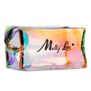 Kosmetyczka piórnik holograficzna przezroczysta MollyLac 1 szt MollyLac