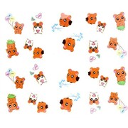 Naklejki wodne do paznokci zwierzęta Nr 029 Allepaznokcie