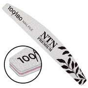 Pilnik do paznokci łódka zebra 100/180 NTN Premium pakiet 10 szt NTN Premium
