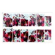 Naklejki wodne do paznokci arkusz 9 x 5,5 cm a Nr 704 Allepaznokcie