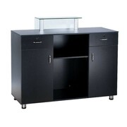 BS Biurko do recepcji BD-3307 czarne BS