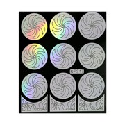 Naklejki do paznokci szablon do malowania wzorów holo Nr nf317 Allepaznokcie