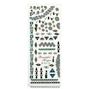 Naklejki wodne do paznokci arkusz 12,5 x 5,5 cm hot Nr 122 Allepaznokcie