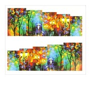 Naklejki wodne do paznokci arkusz 6,5 x 5,5cm na 10 palców a Nr 170 Allepaznokcie