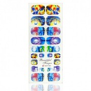 Naklejki wodne do paznokci arkusz 12,7 x 5,5 cm hot Nr 354 Allepaznokcie