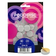 Nakładki ścierne tarcze wymienne buffer do PODODISC Staleks Expert rozmiar M 20 mm 25 szt Staleks